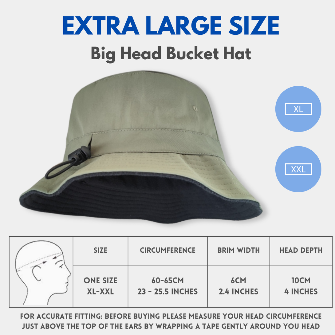 Big Head Bucket Hat with Inner Fleece