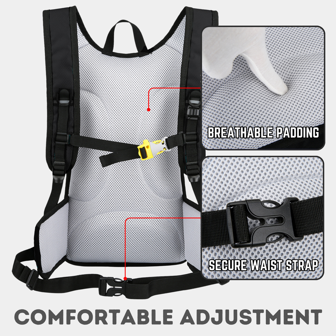 Adventure Hiking Backpack with 2L Hydration Bladder