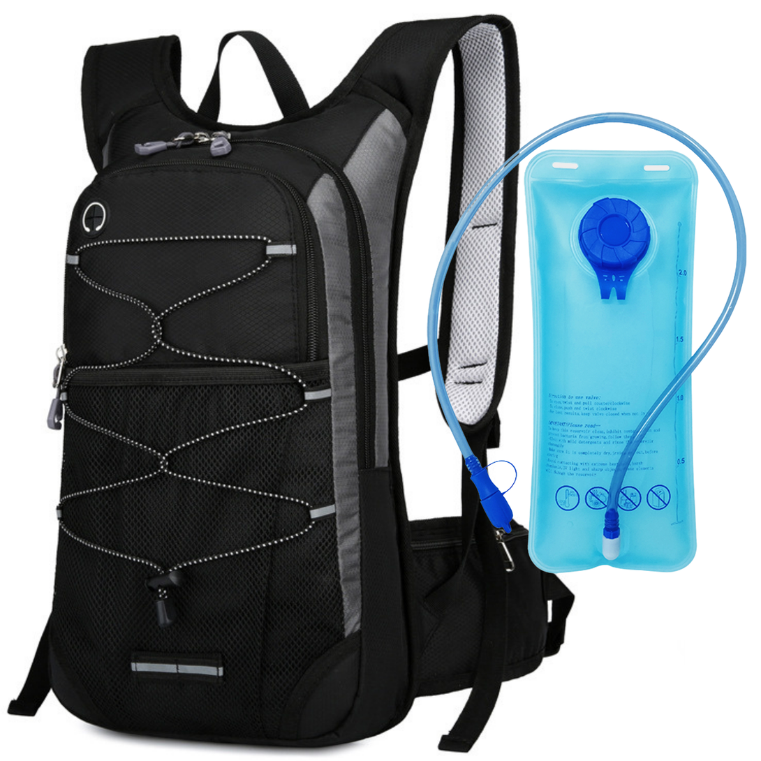 Adventure Hiking Backpack with 2L Hydration Bladder