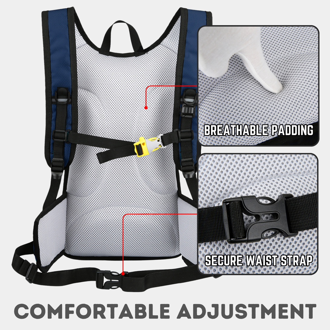 Adventure Hiking Backpack with 2L Hydration Bladder