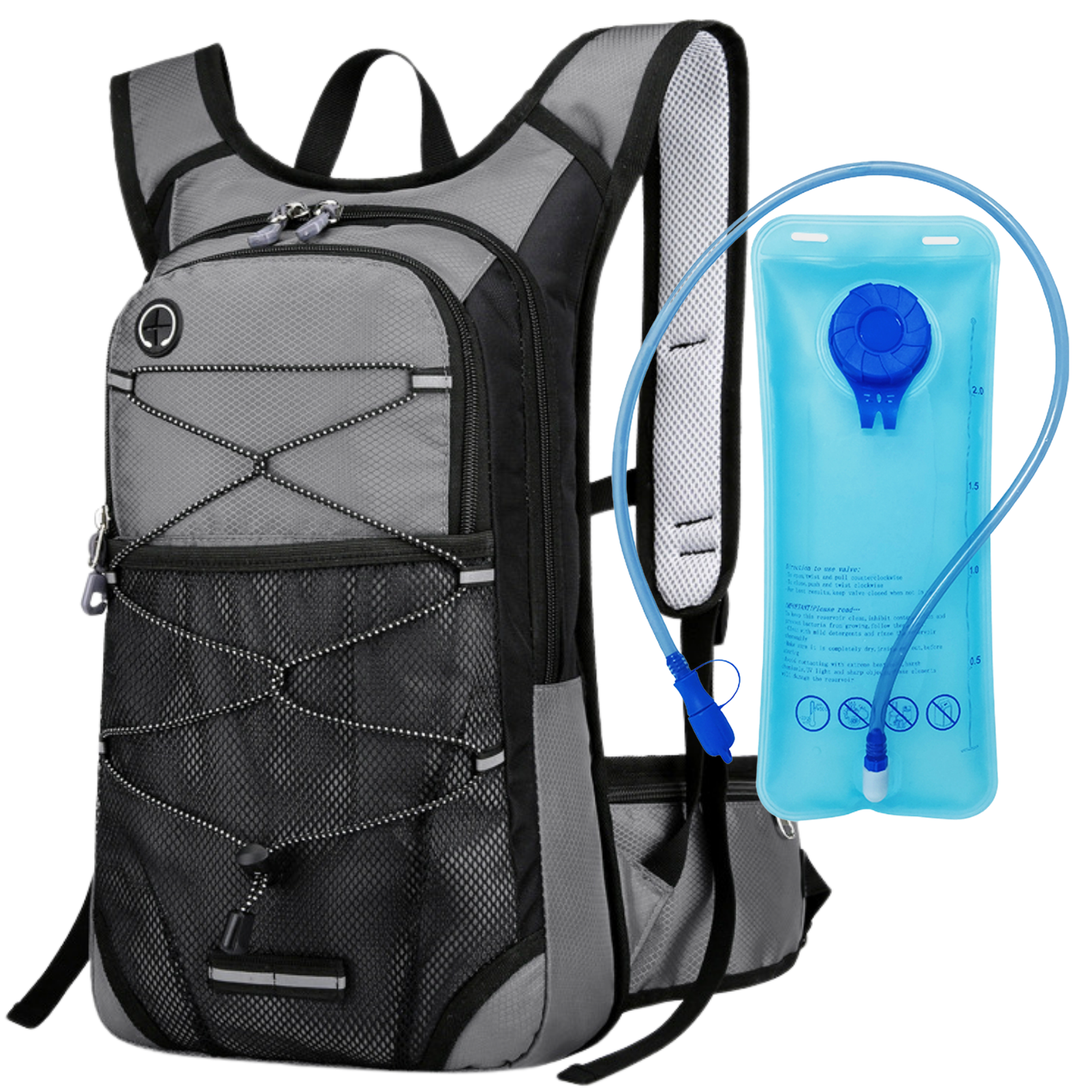 Adventure Hiking Backpack with 2L Hydration Bladder