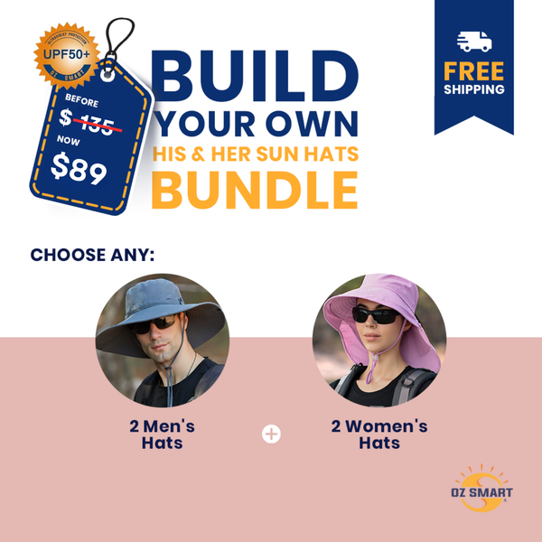 Build Your Own His & Her Sun Hats Bundle