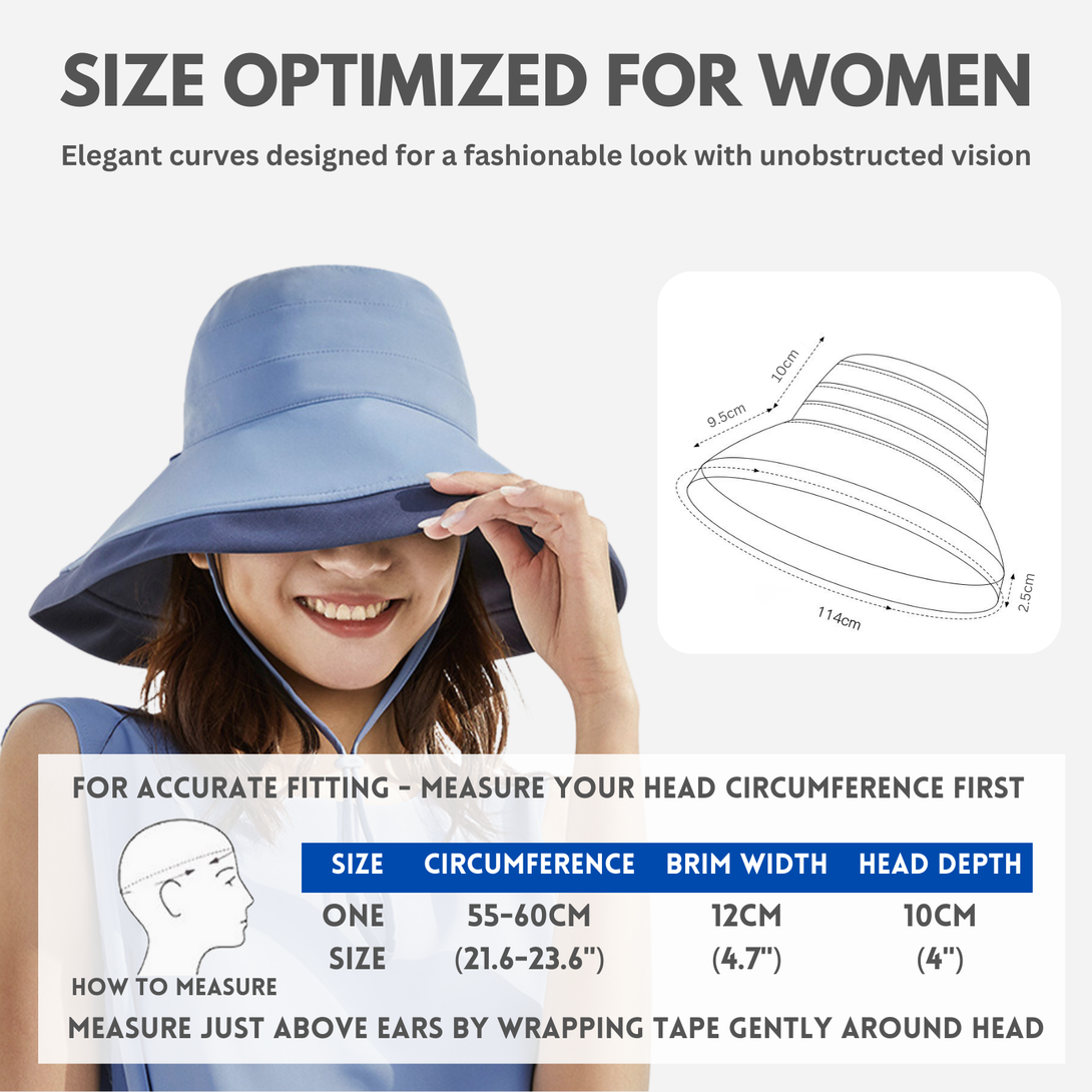 Satina Reversible Wide Brim Hat