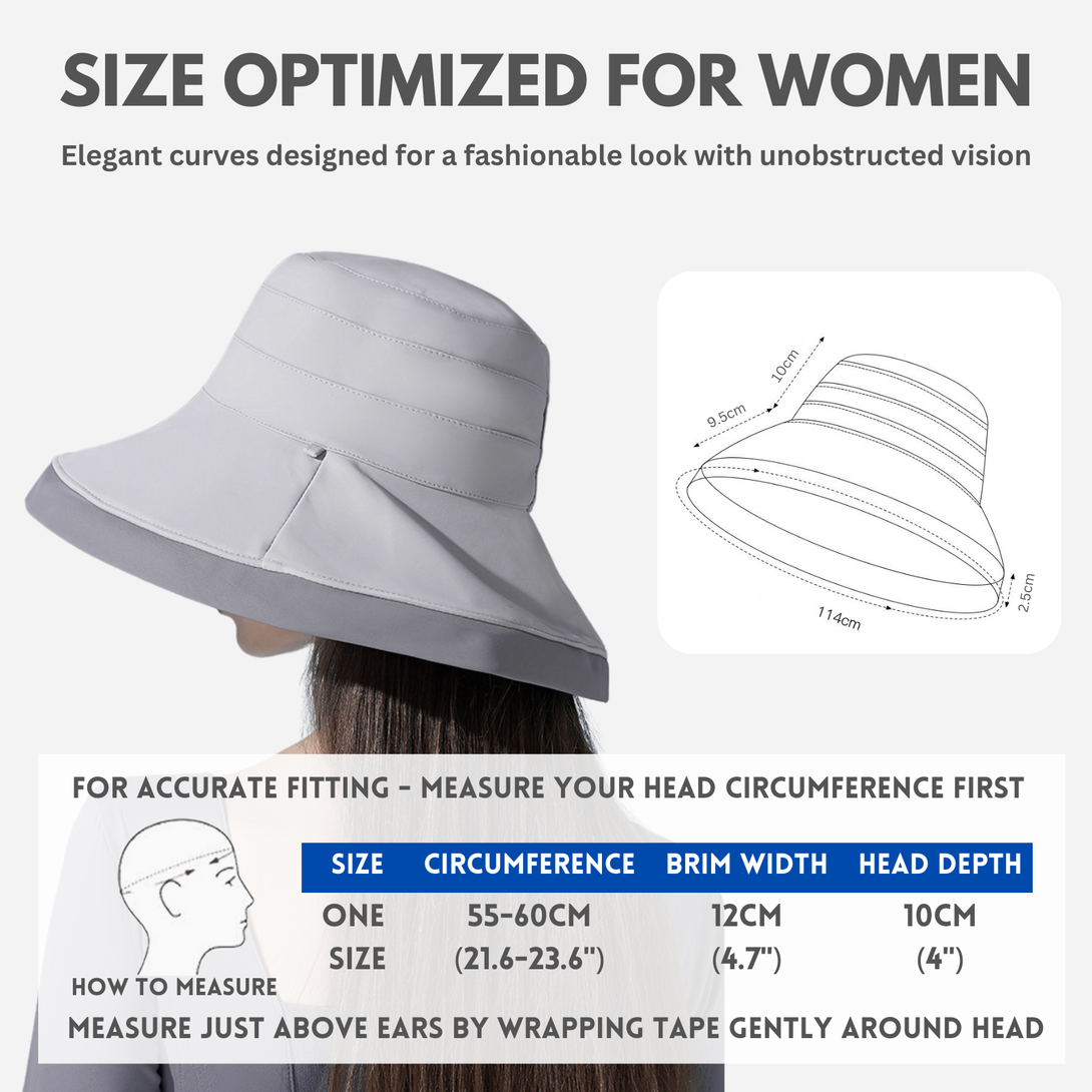 Satina Reversible Wide Brim Hat