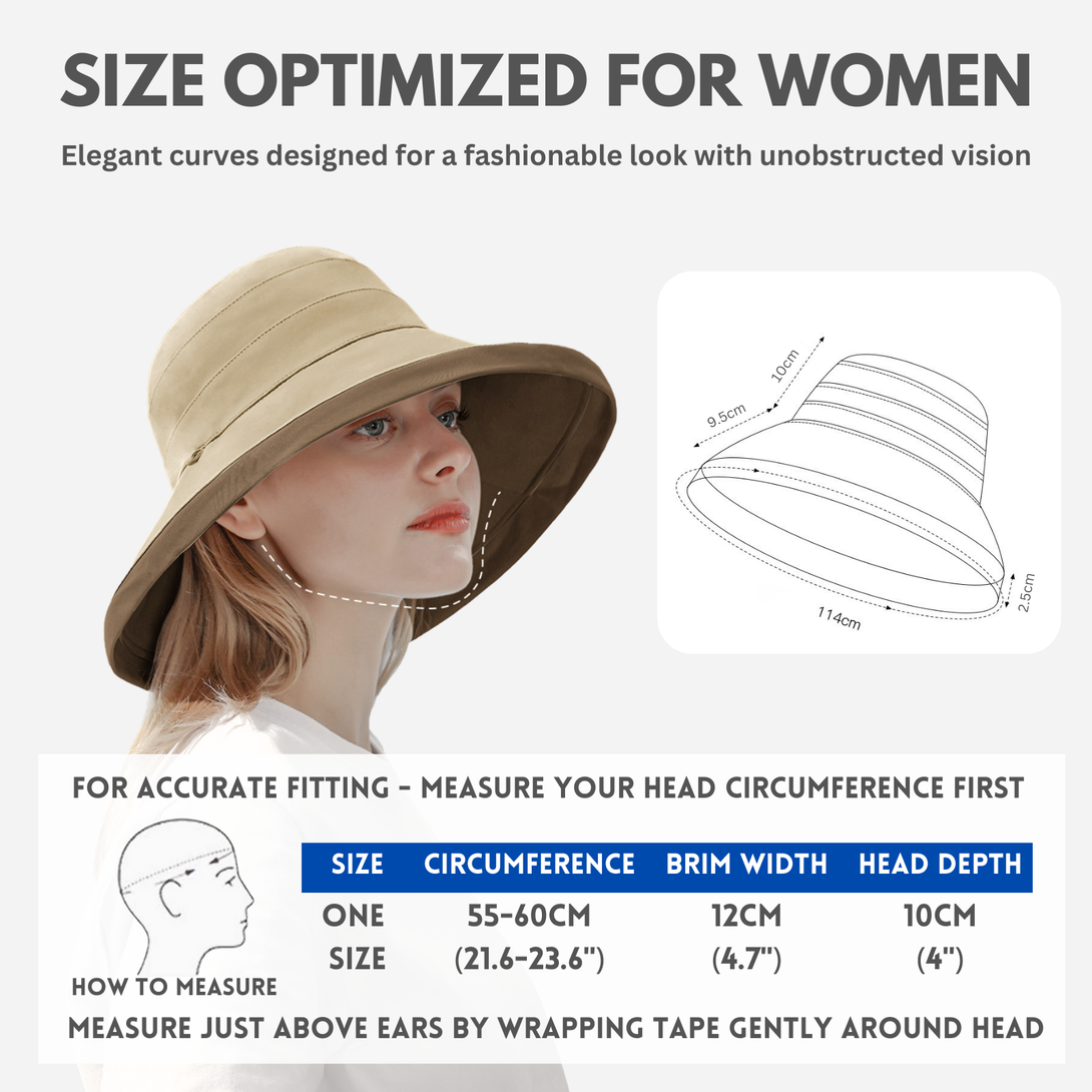 Satina Reversible Wide Brim Hat