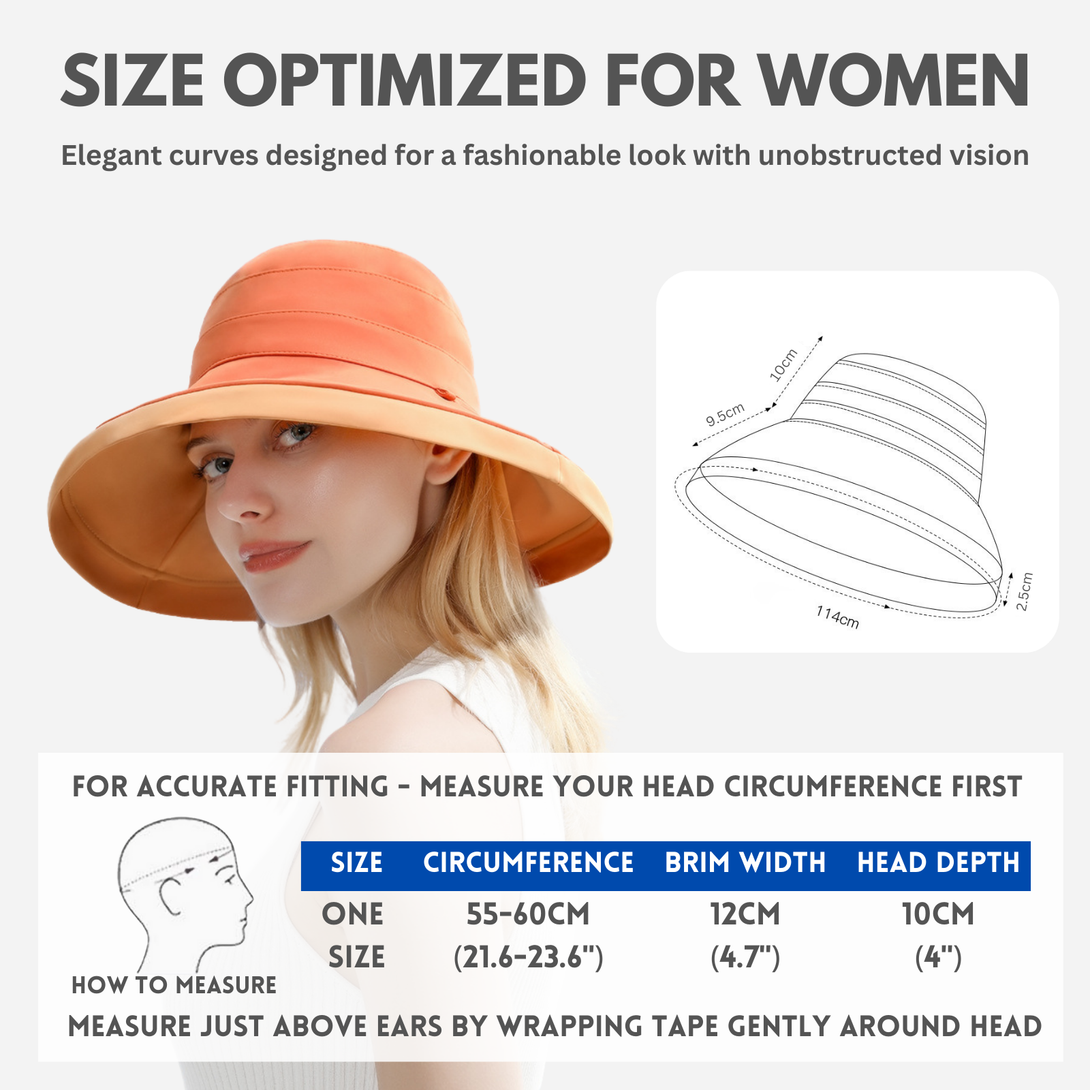 Satina Reversible Wide Brim Hat