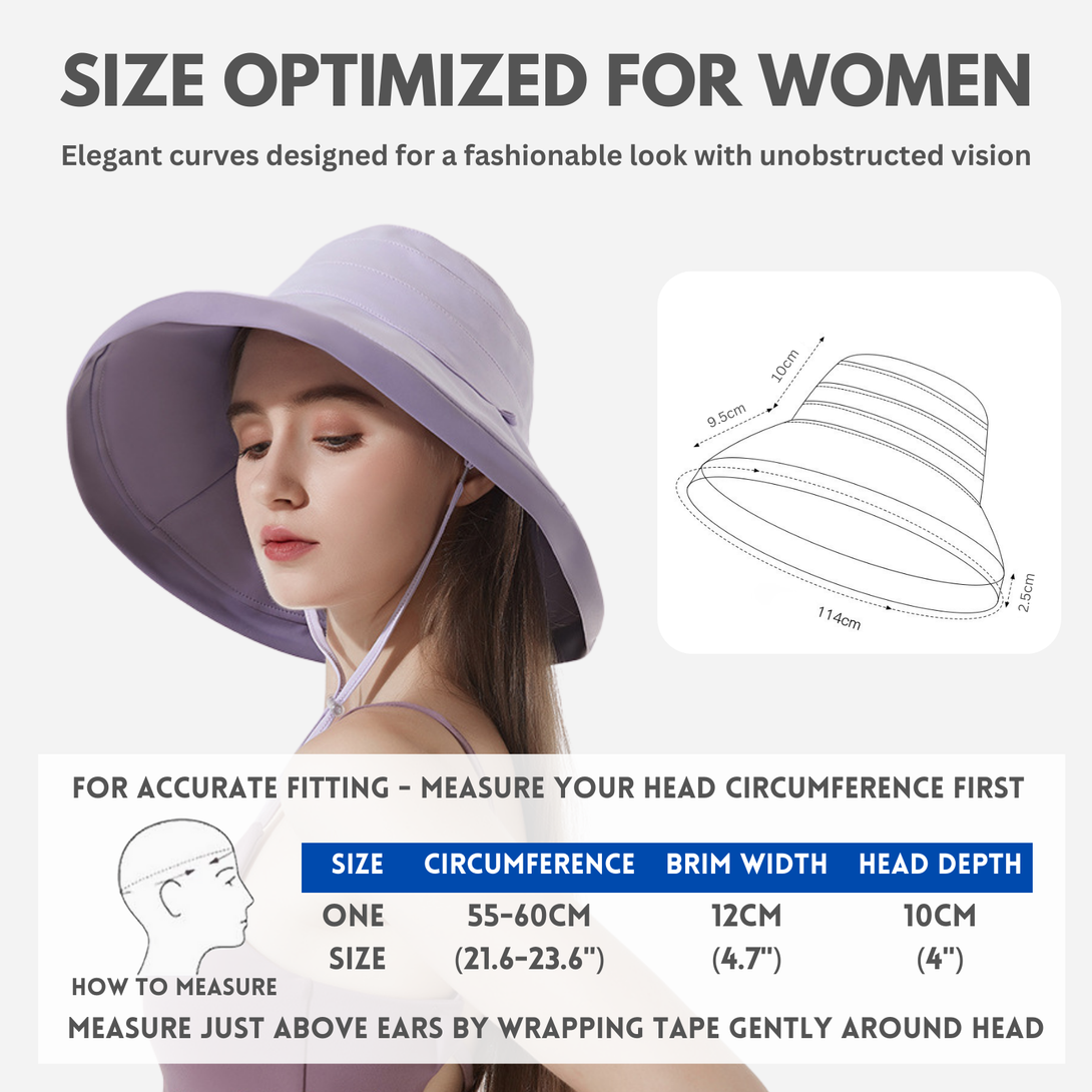 Satina Reversible Wide Brim Hat