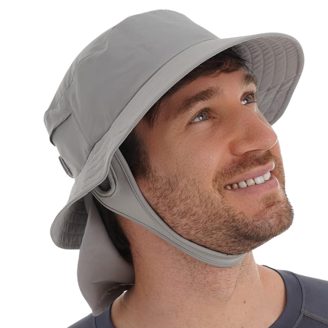 Surfing Bucket Hat with Buckle Chin Strap