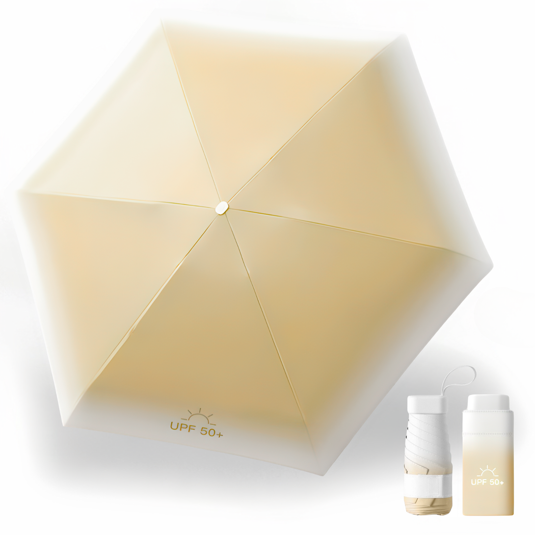 Fade Pocket Mini Umbrella 6-Rib Frame Micro Palm Size