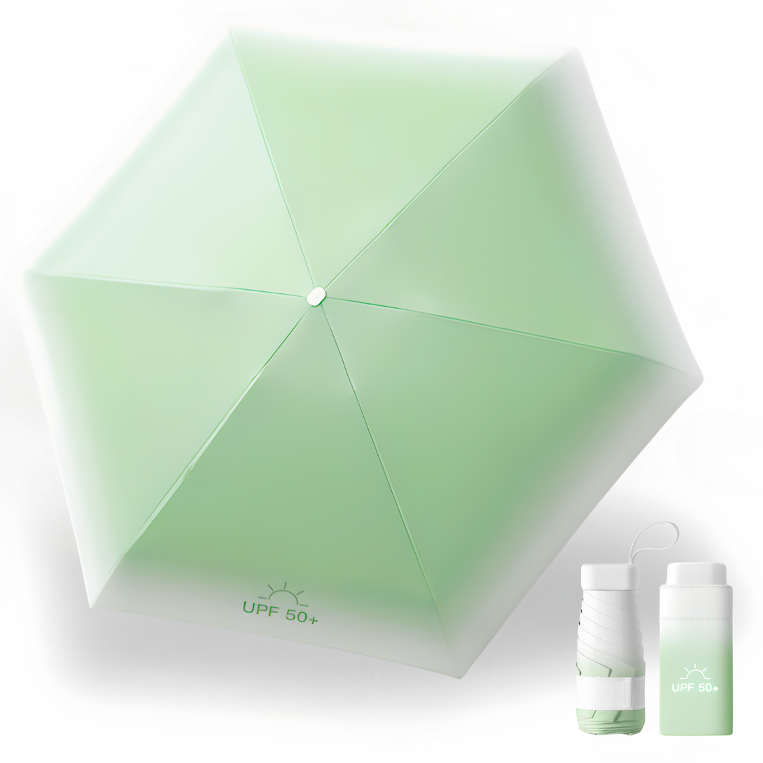 Fade Pocket Mini Umbrella 6-Rib Frame Micro Palm Size