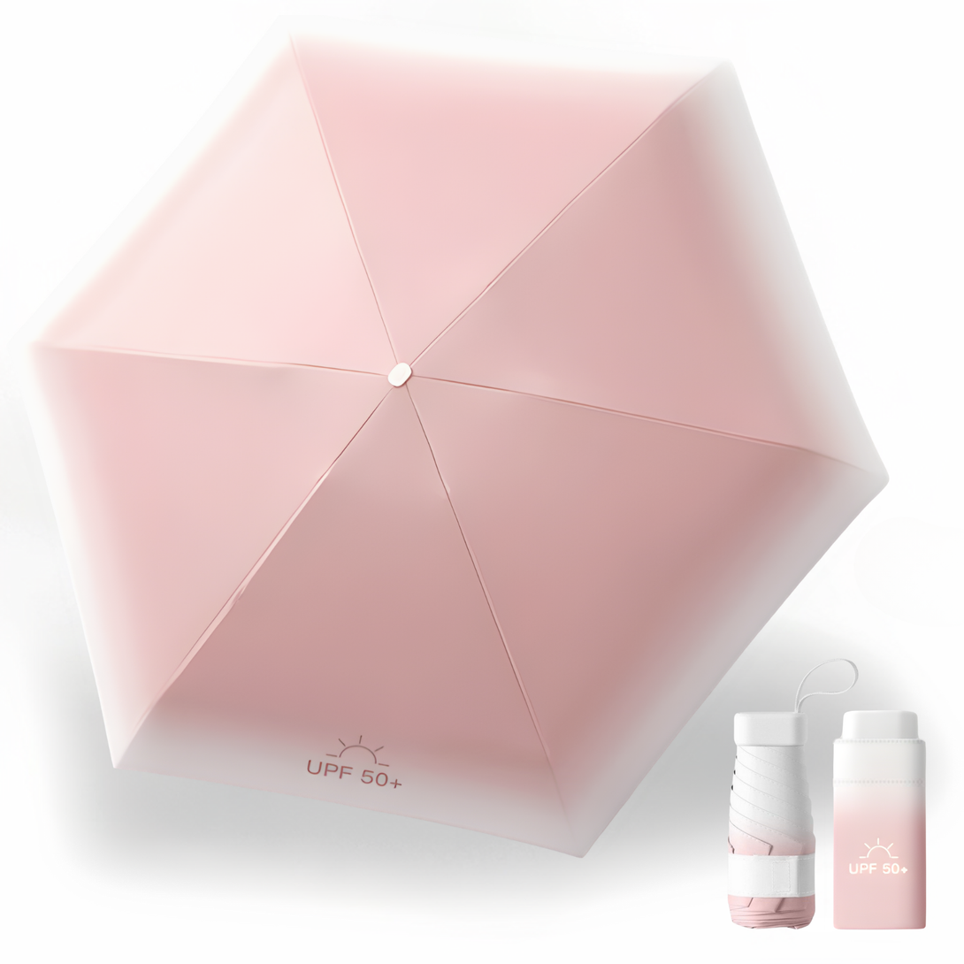 Fade Pocket Mini Umbrella 6-Rib Frame Micro Palm Size