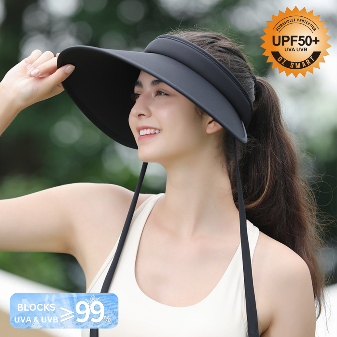 Super Wide Brim Visor Sun Hat