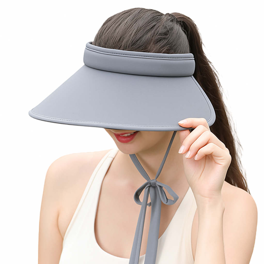 Super Wide Brim Visor Sun Hat