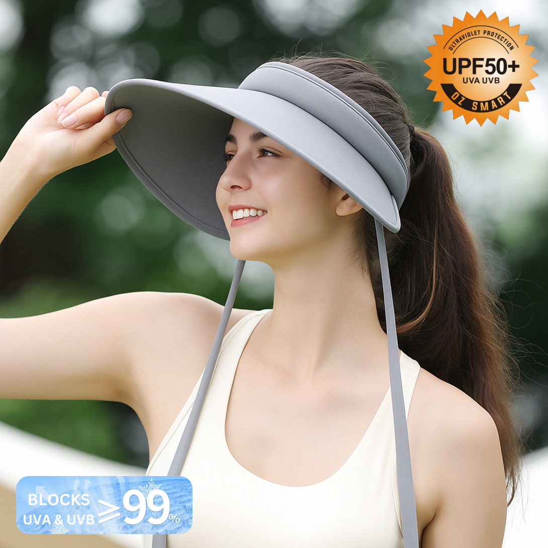 Super Wide Brim Visor Sun Hat