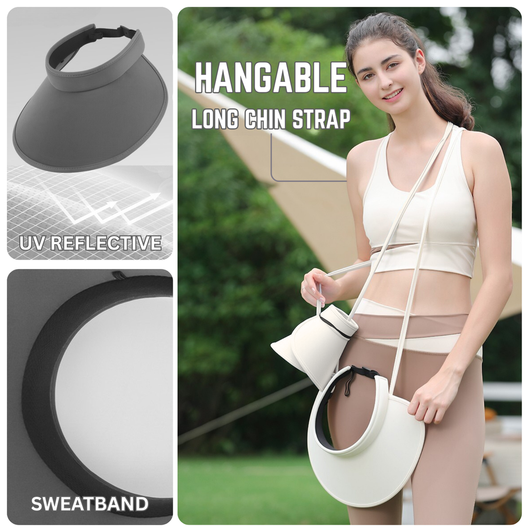 Super Wide Brim Visor Sun Hat