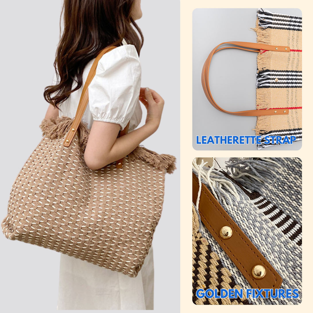 Canvas Cotton Tote Beach Bag for Women