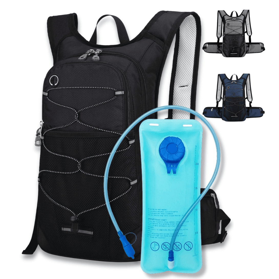 Adventure Hiking Backpack with 2L Hydration Bladder