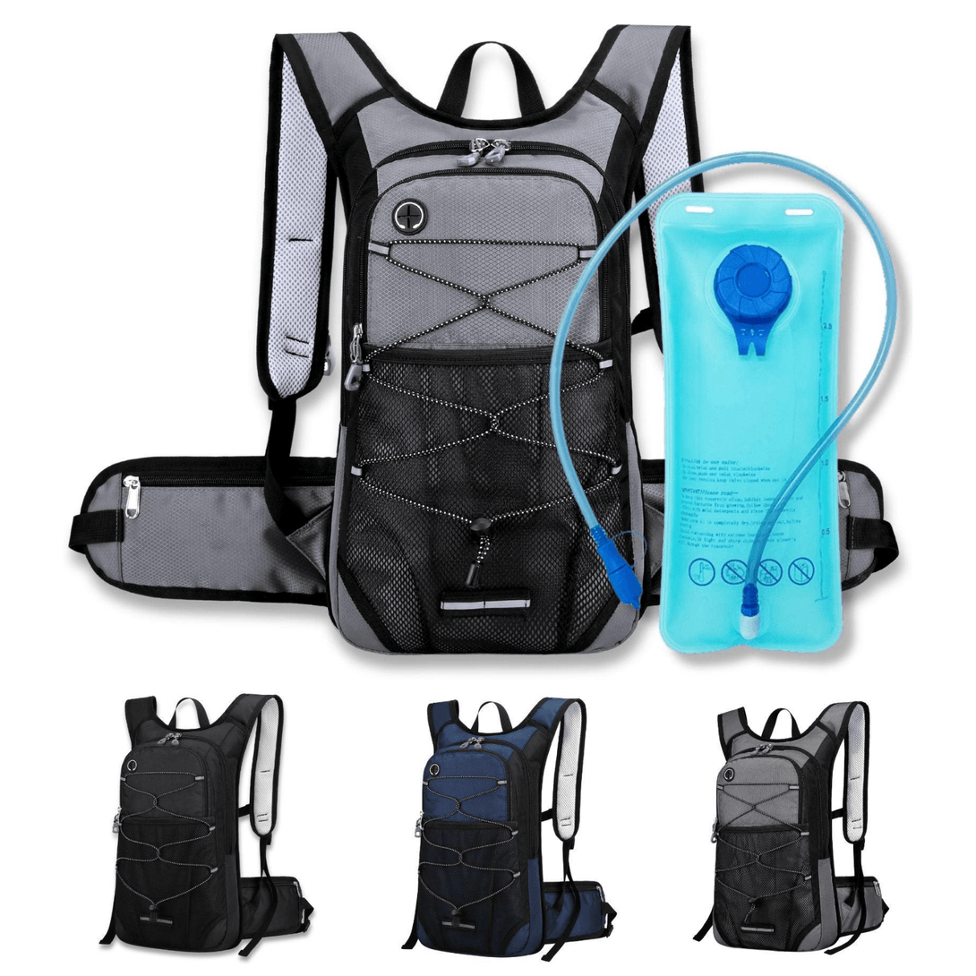 Adventure Hiking Backpack with 2L Hydration Bladder