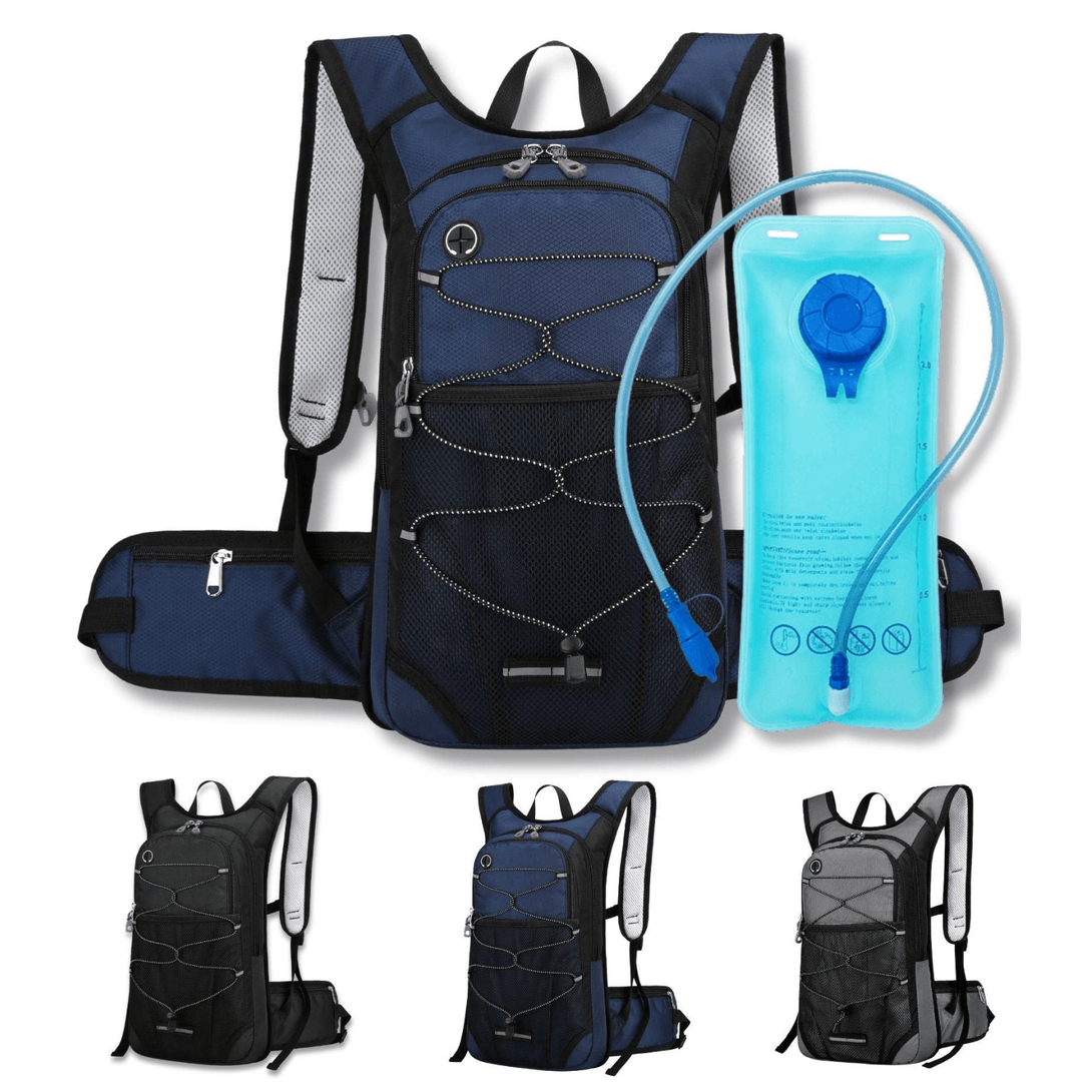 Adventure Hiking Backpack with 2L Hydration Bladder