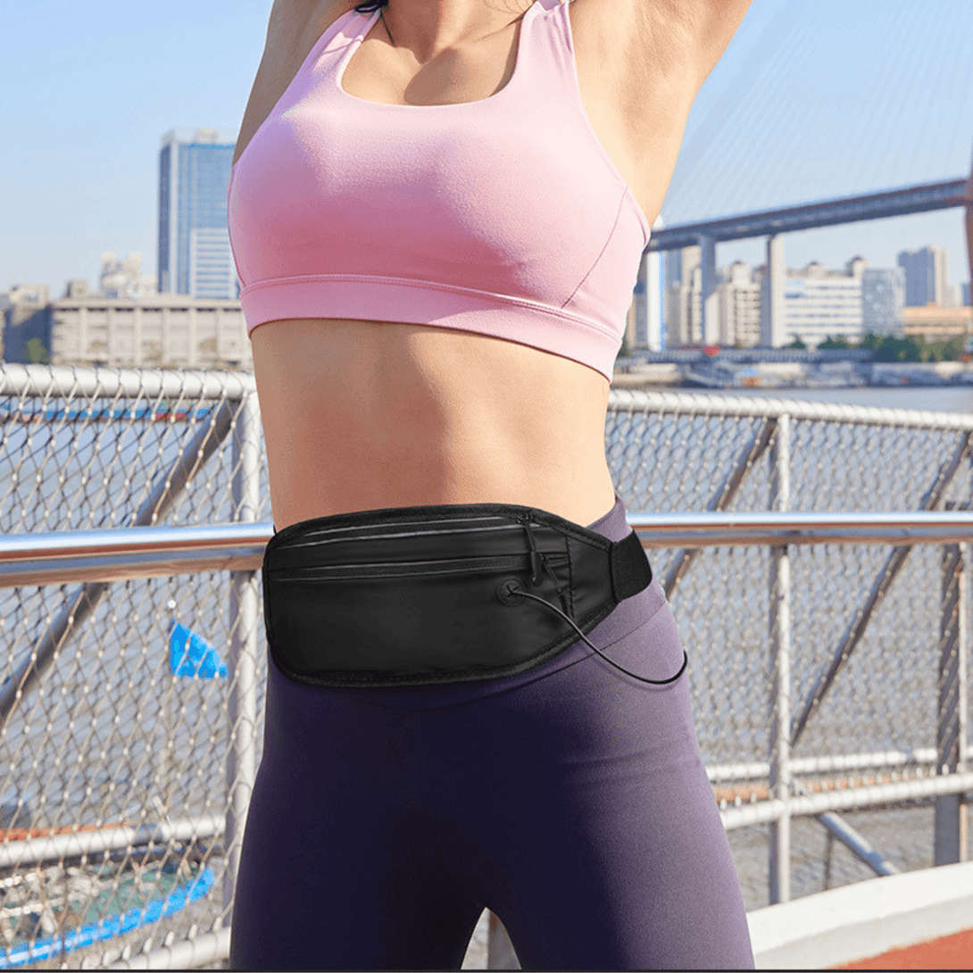 Classic Waterproof Pouch Bum Bag with Reflective Strips