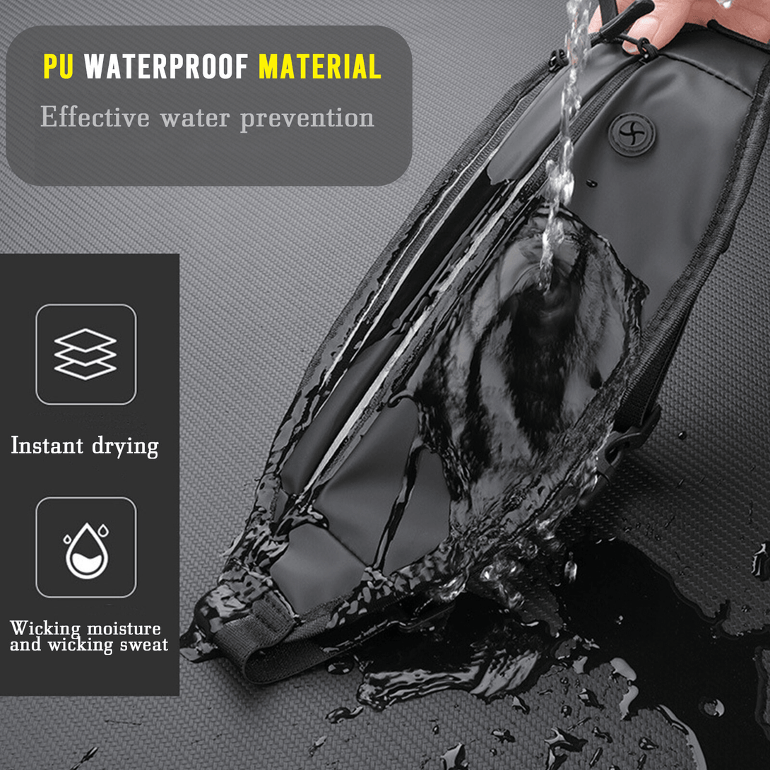 Classic Waterproof Pouch Bum Bag with Reflective Strips