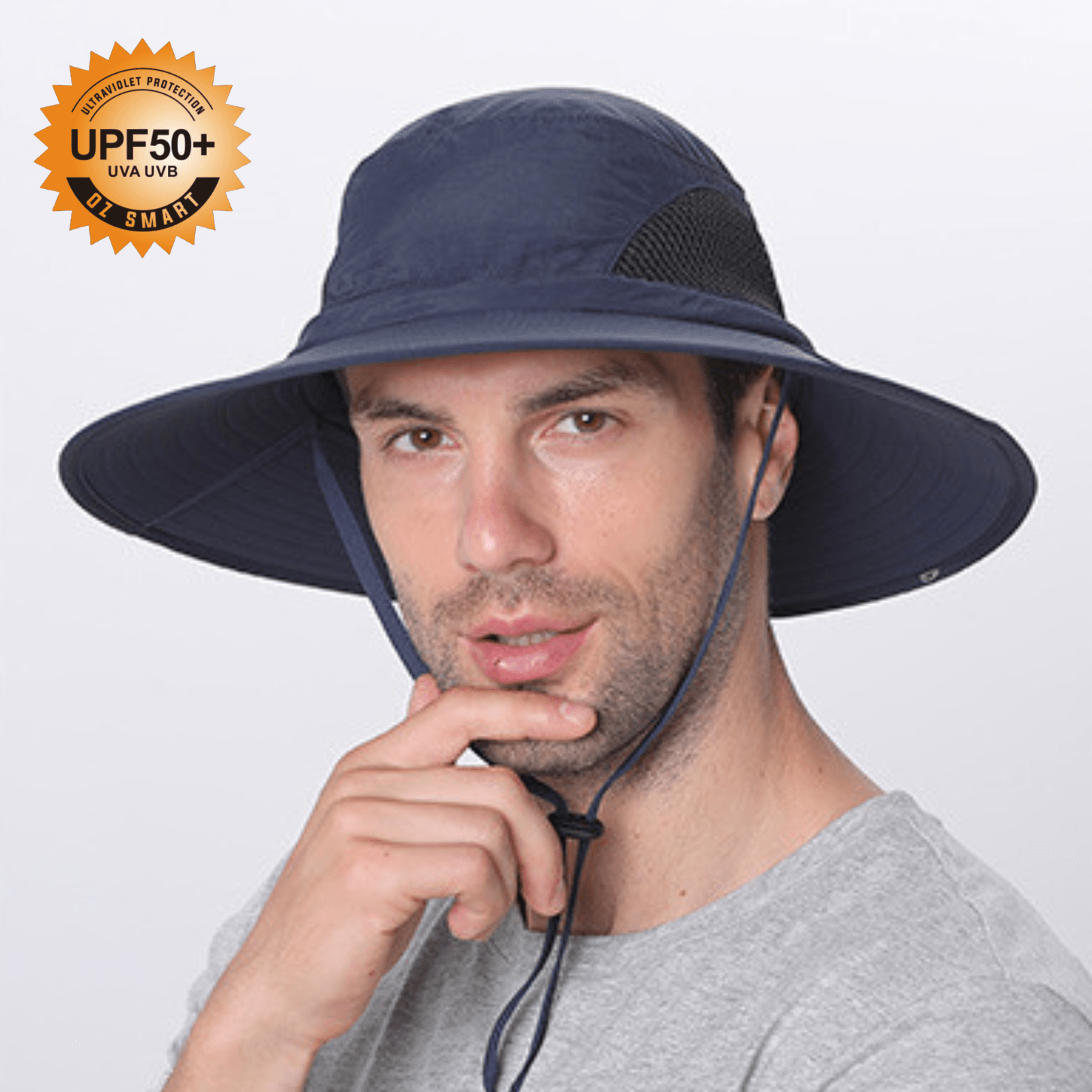 OZ SMART Sun Hats for Men/Women, UPF 50+ UV Waterproof Bucket Hat