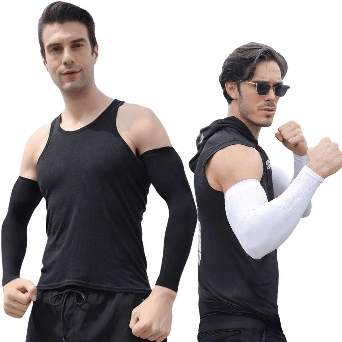 Men's Sun Protective Arm Sleeves [2 pairs]