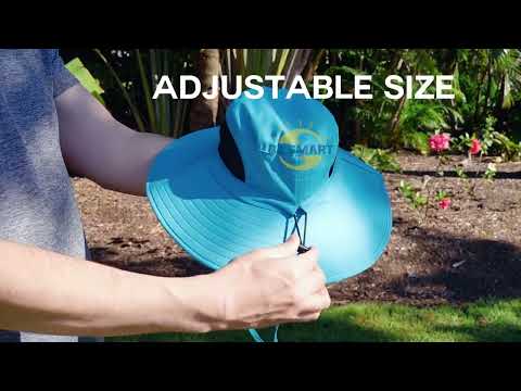 Classic Wide Brim Sun Hat for Men and Women, Army Green, Dark Grey, Blue, Light Grey, Khaki, Navy, Pink