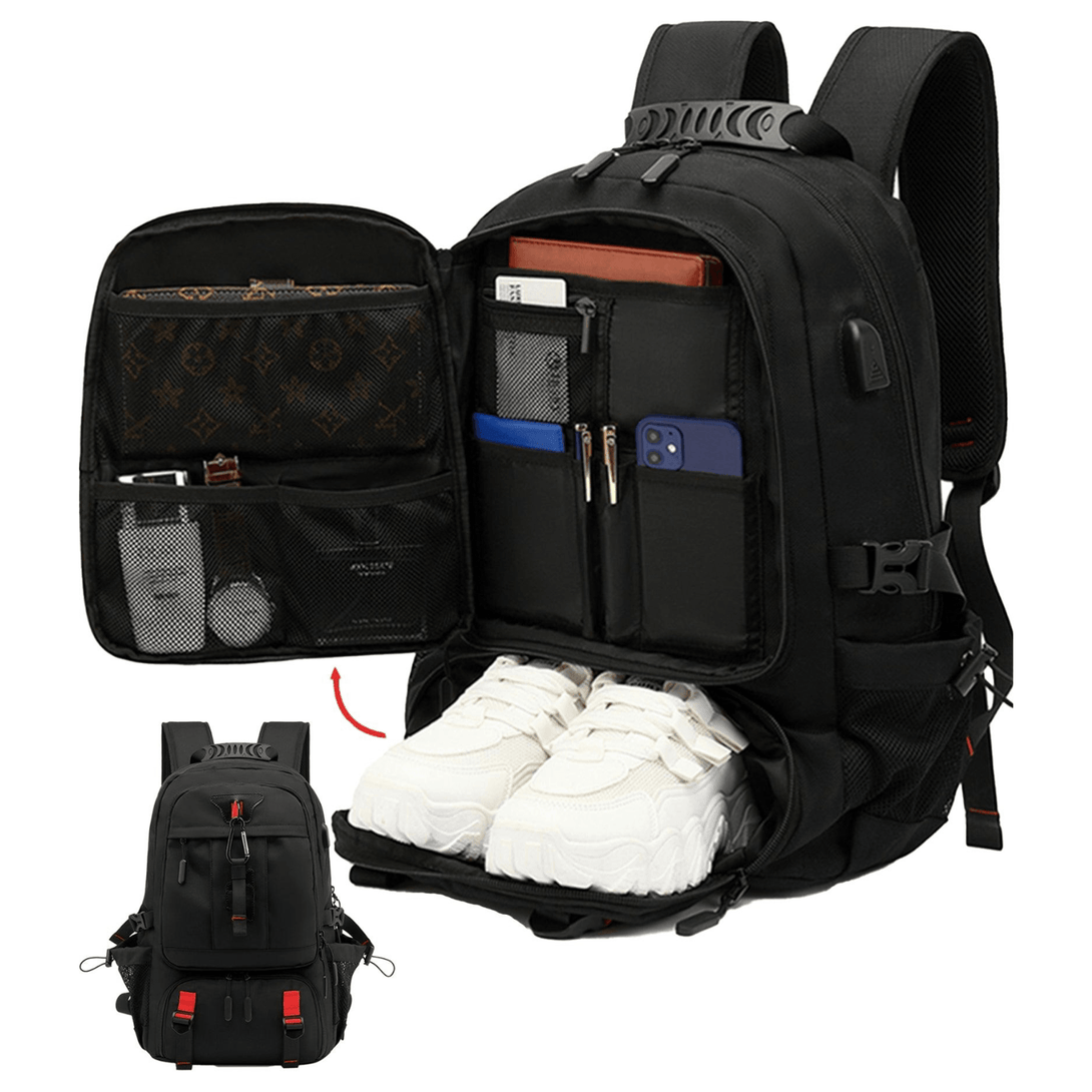 One Large Compartment Backpack Urban Traveller Extra Large Backpack - XL Expandable with Laptop ...