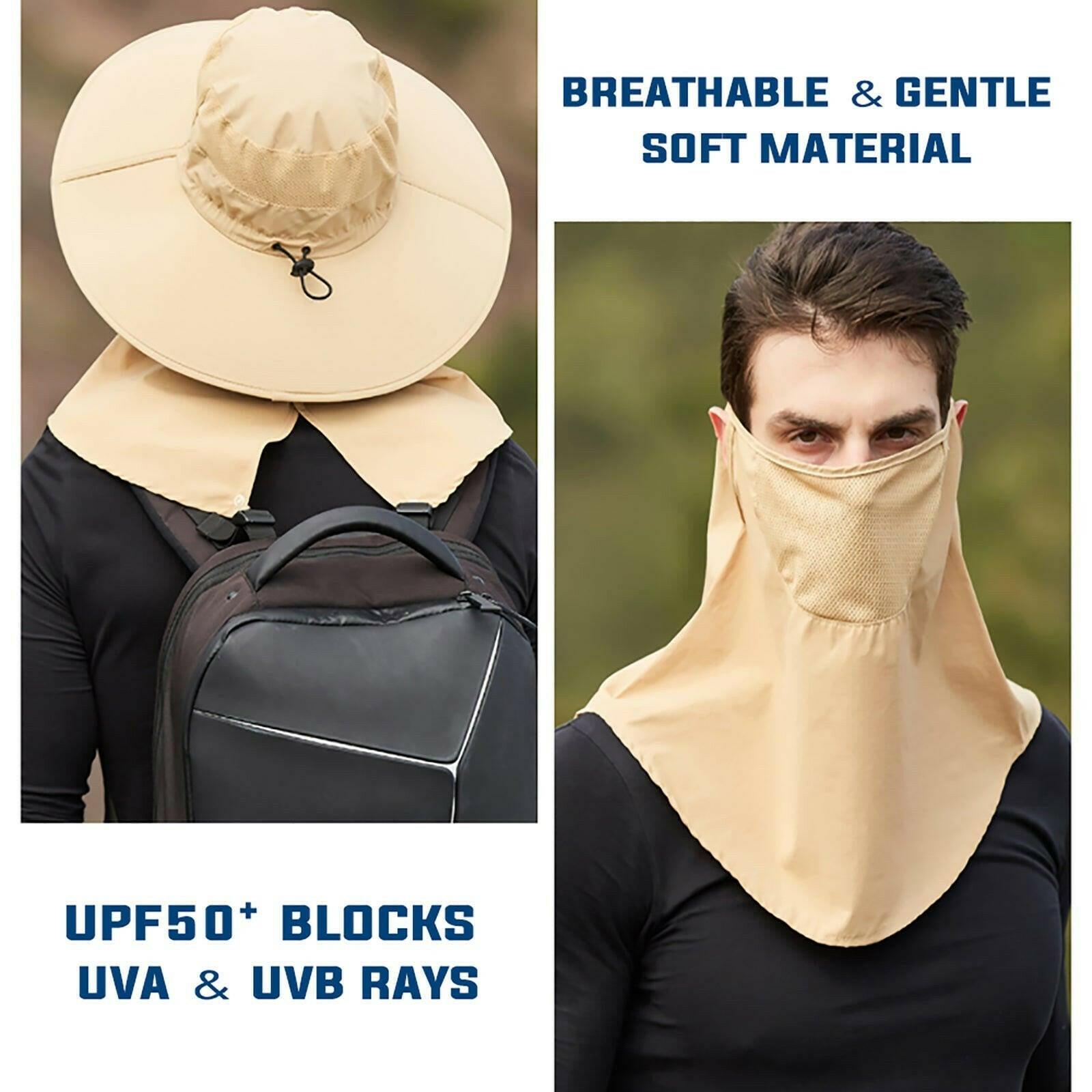 Sun hat with face shield on sale