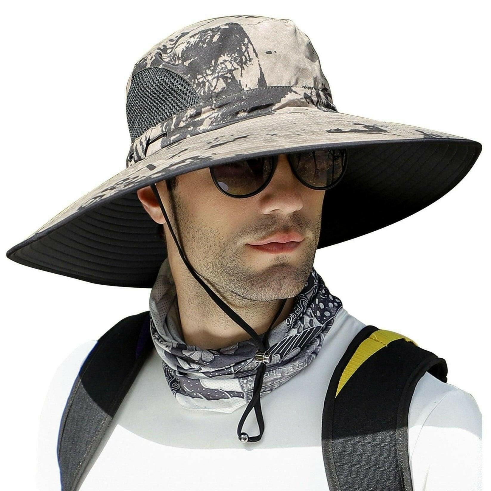 Face Sun Shield Wide Brim Sun Hats Summer Beach Visor Cap Anti-UV